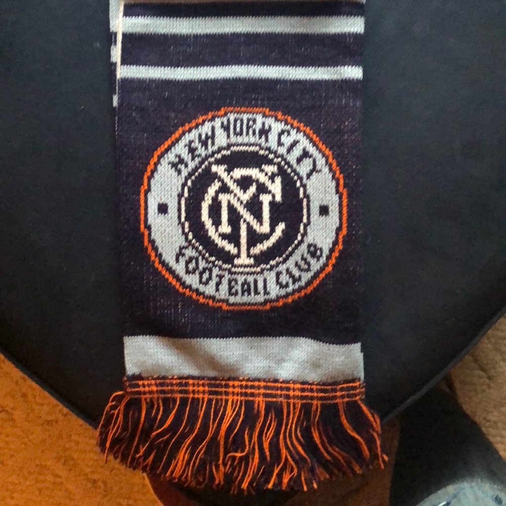 NYCFC soccer scarf